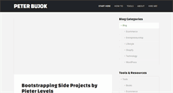 Desktop Screenshot of peterbujok.com