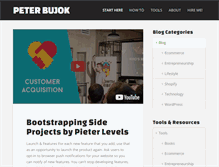 Tablet Screenshot of peterbujok.com